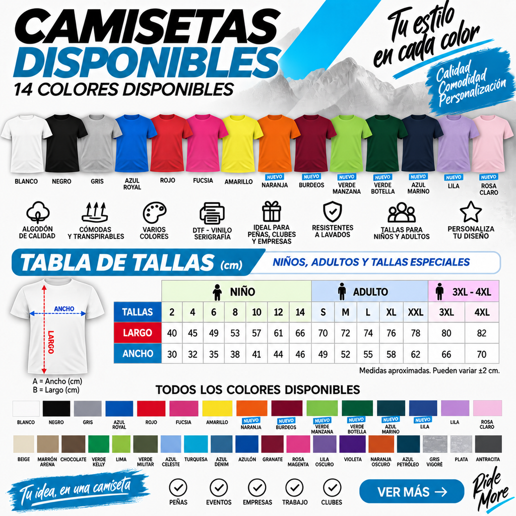 Personaliza tu camiseta